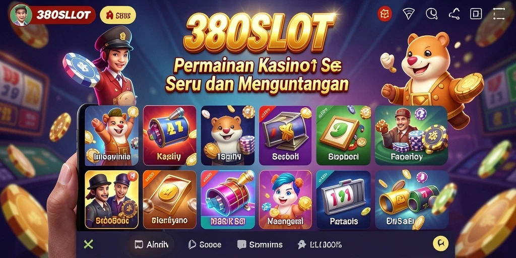 Tampilan gameplay seru dalam 380SLOT yang penuh warna.