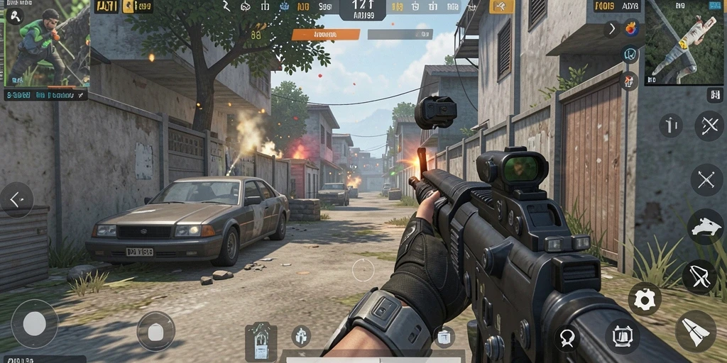 Gameplay seru dengan aksi tembak-menembak yang mendebarkan di ADI99.