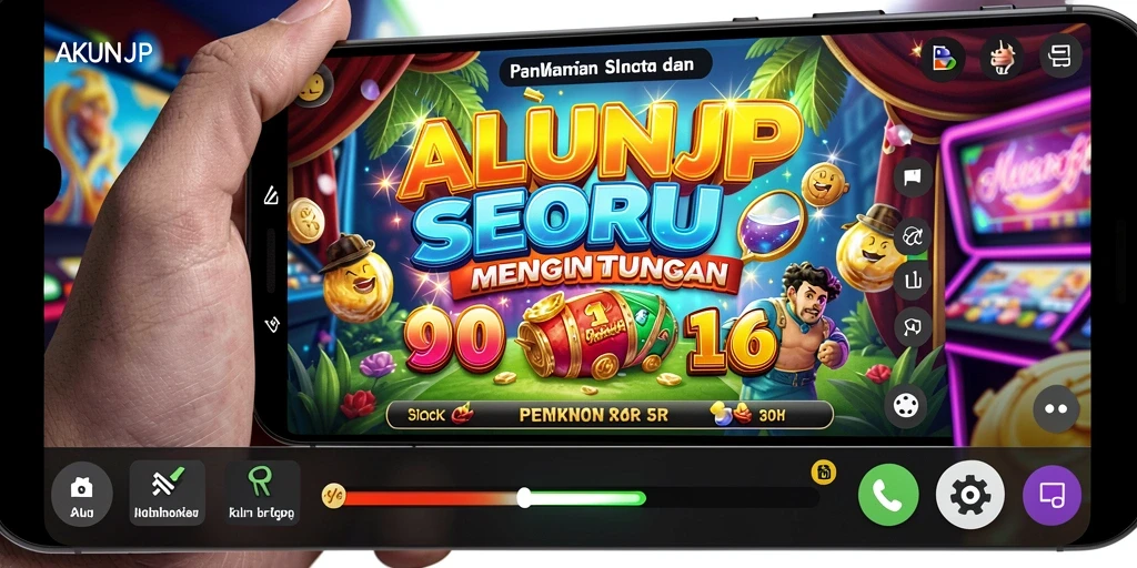 Tampilan gameplay Slot yang mendebarkan dari AKUNJP.