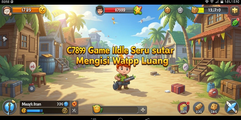 Tampilan gameplay C789 yang menarik dan penuh warna.