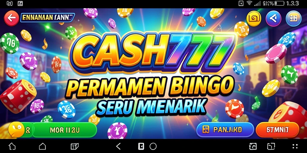 Tampilan gameplay menarik dalam permainan Bingo CASH777.