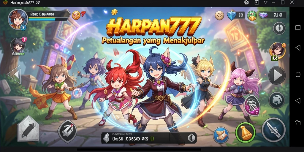 Tampilan gameplay Anime yang menakjubkan di HARAPAN777.
