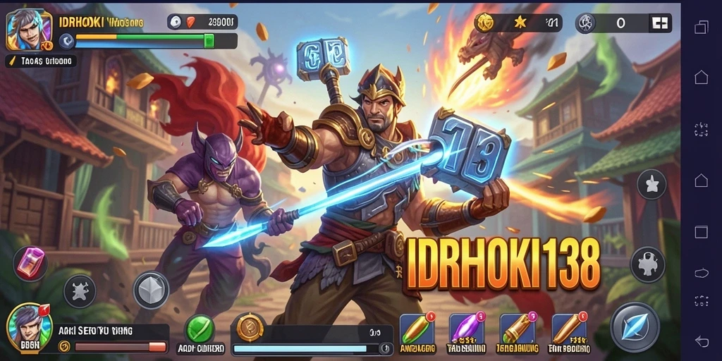 Gameplay menegangkan dalam IDRHOKI138 dengan pertarungan epik.