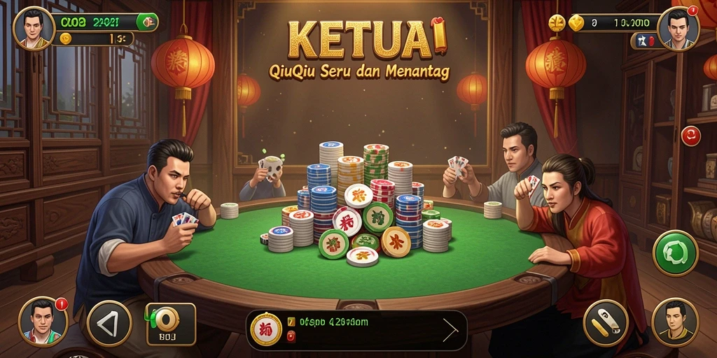 Tampilan gameplay KETUA yang mendebarkan dan interaktif.
