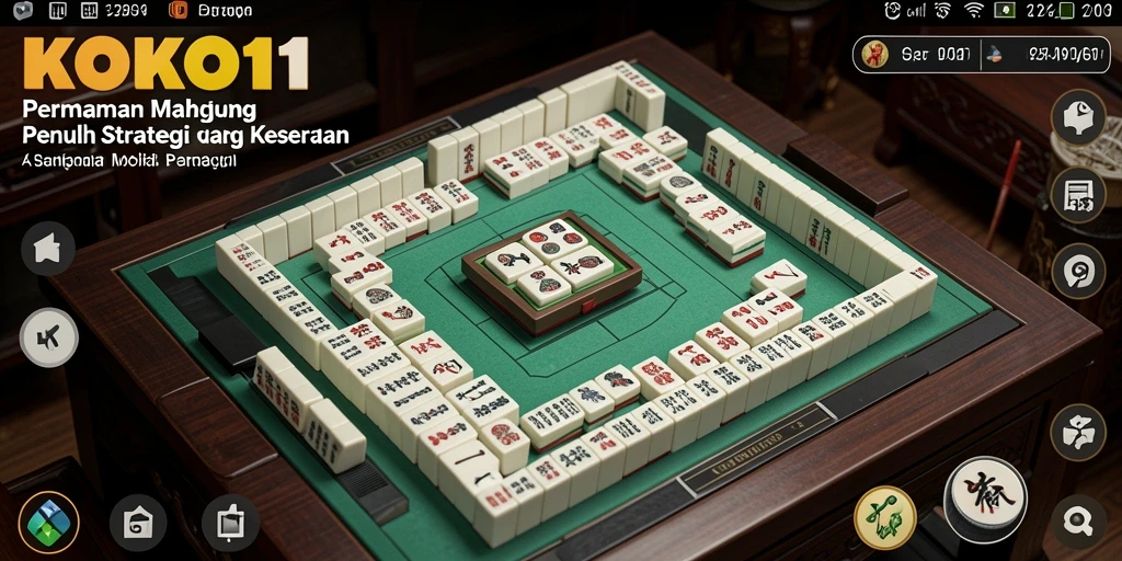 Tampilan gameplay KOKO11 dengan grafis Mahjong yang menakjubkan.