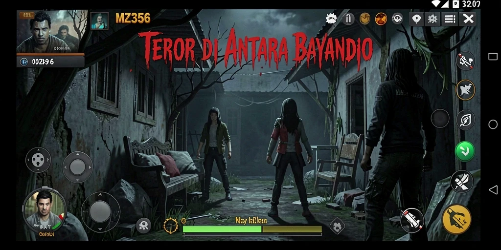 Tampilan gameplay MZ356 yang menakutkan dan mencekam.