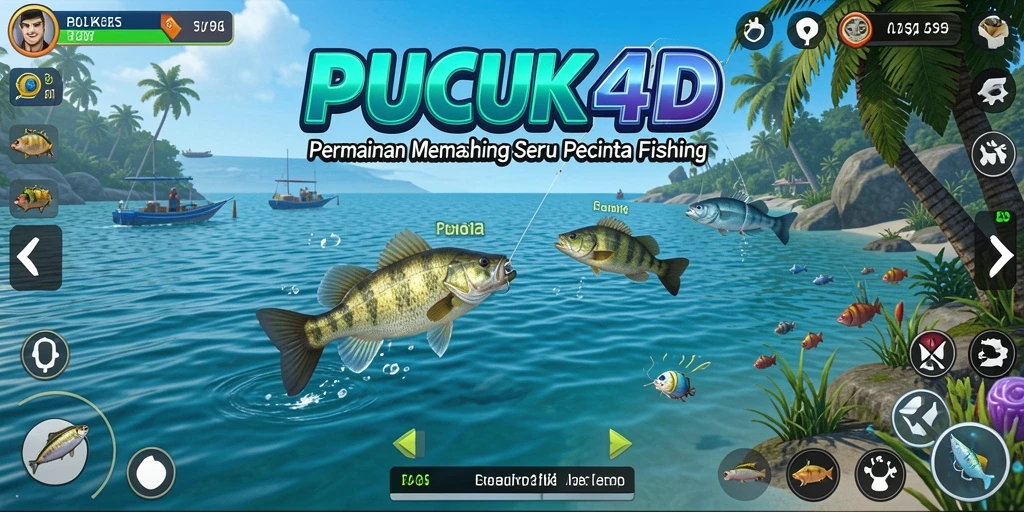 Tangkapan ikan besar dalam gameplay PUCUK4D.