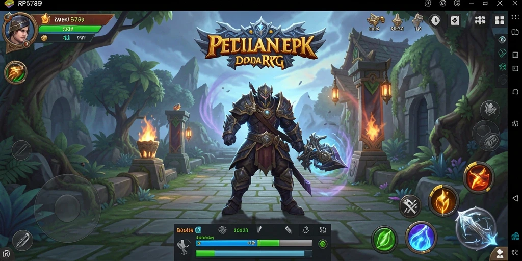Tampilan menakjubkan dari gameplay RP6789 dengan karakter yang beraksi.