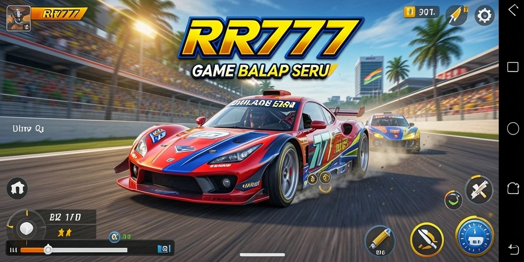 Gameplay balap seru di RR777 dengan grafik menawan.