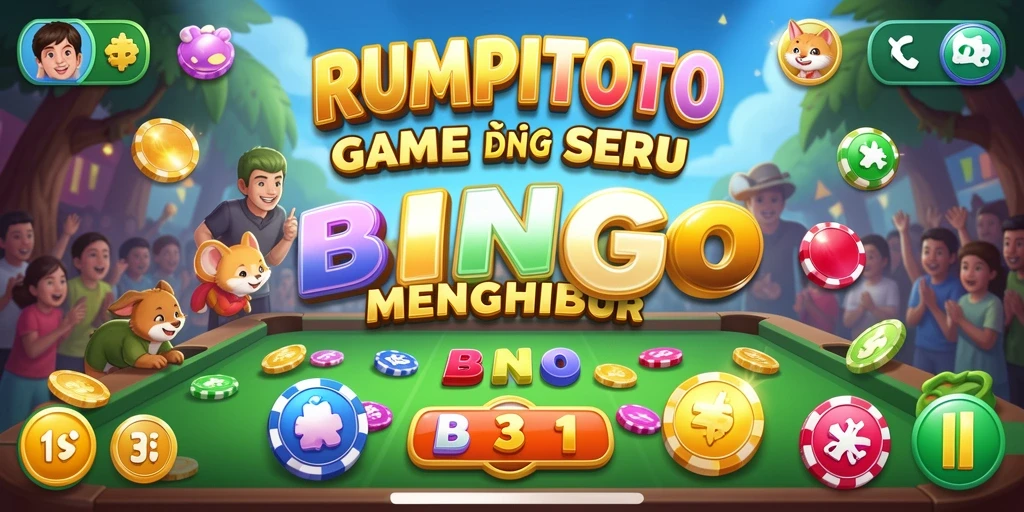 Tampilan permainan Bingo yang menarik dan interaktif di RUMPITOTO.