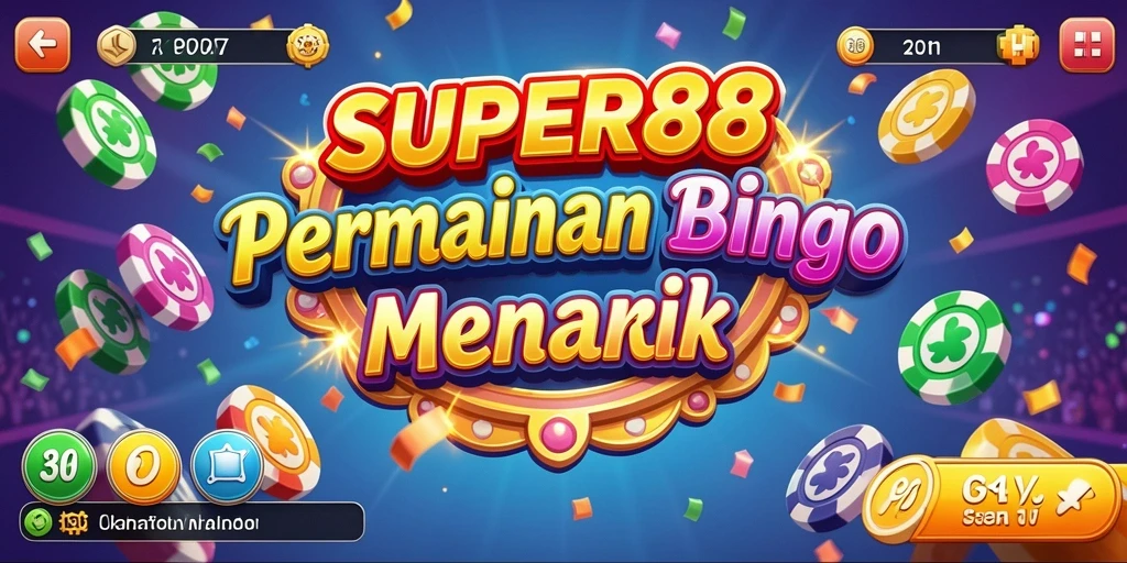 Tampilan permainan <strong>SUPER88</strong> dengan gameplay Bingo yang seru.